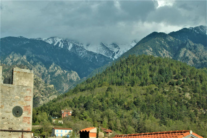 cloud-topped Canigou