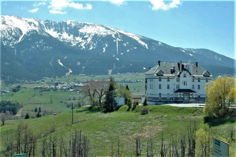 view from Mont Louis