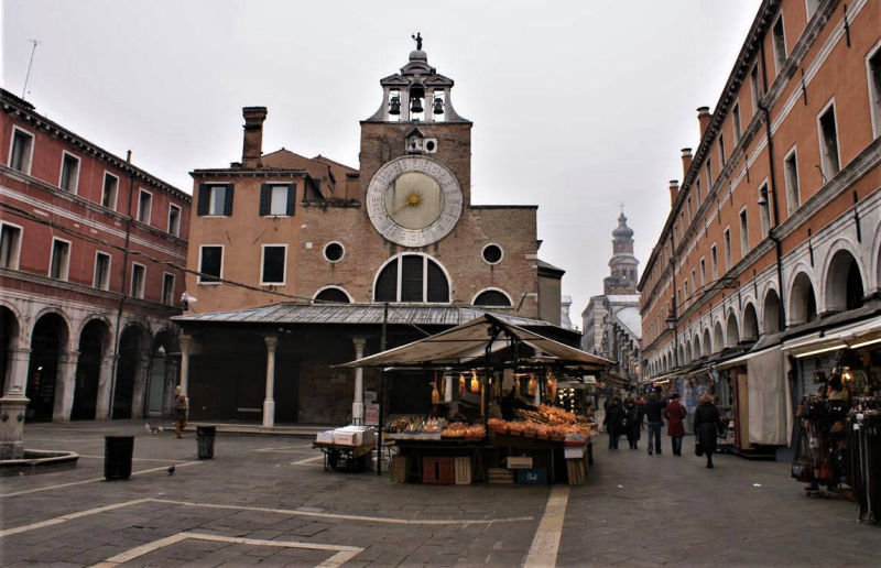 A Venice market stall