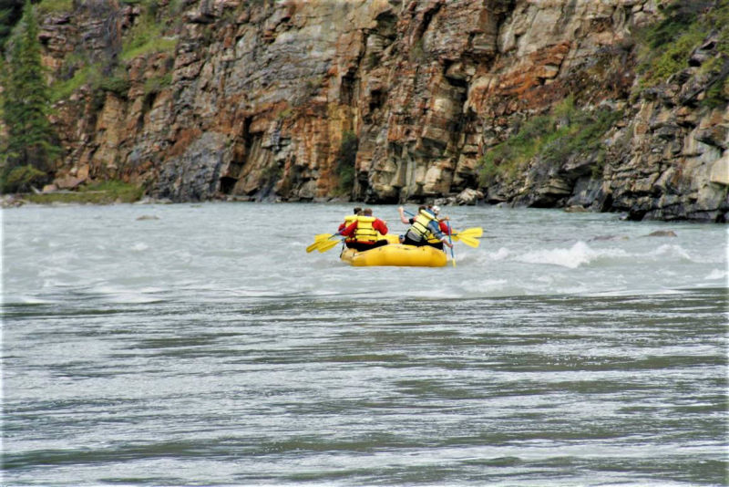 Fun on the Athabasca river