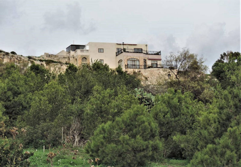 House on a cliff