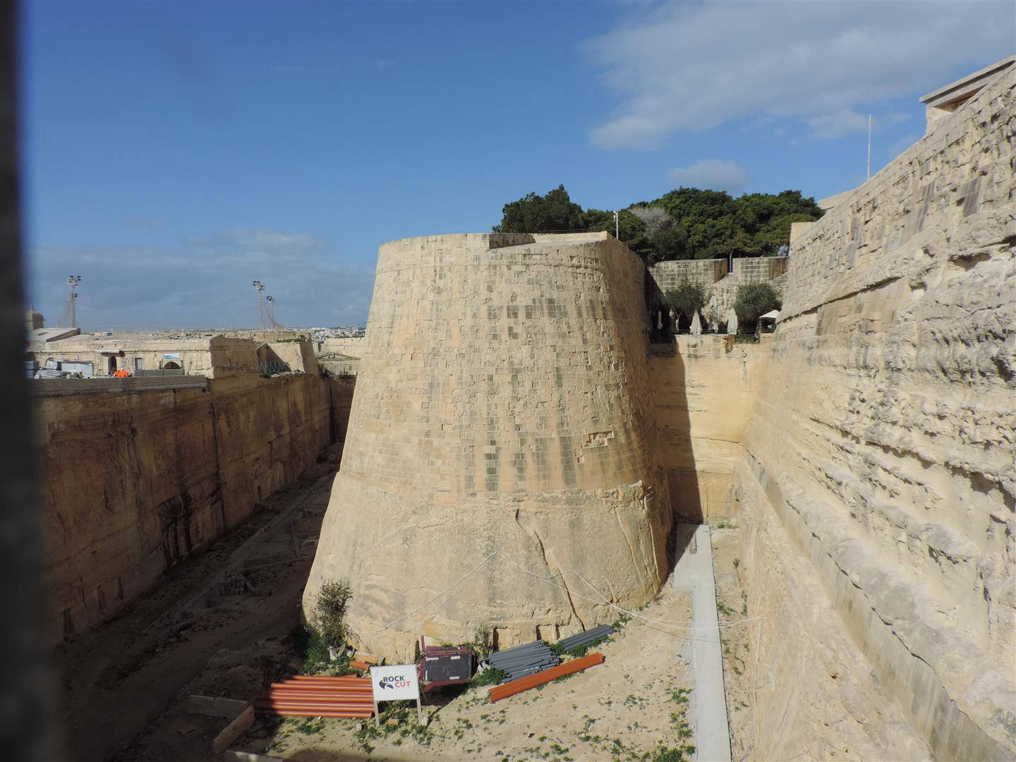 Impressive fortress walls