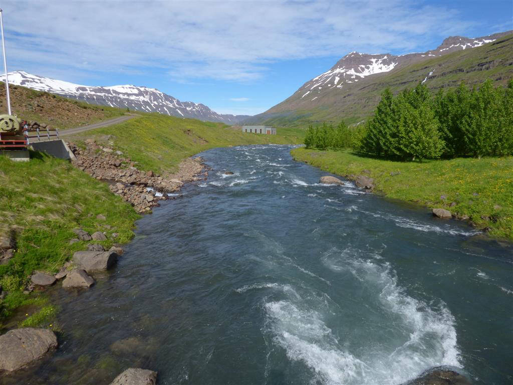 Pretty river valley