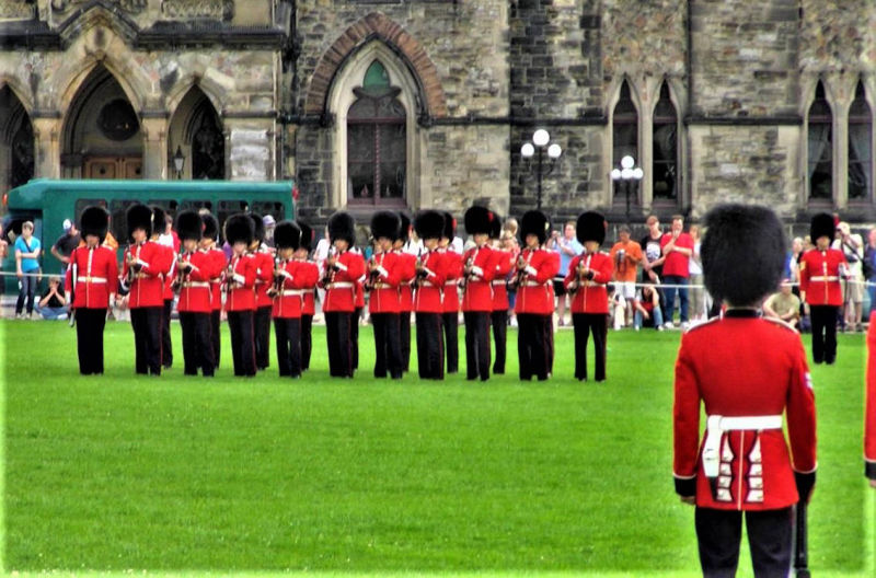 Changing the guard at Parliament House